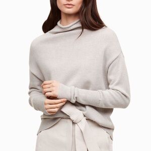Aritzia Wilfred Cyprie Merino Wool Mockneck